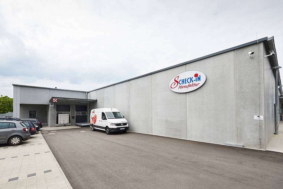 Gebäude Scheck-in Manufaktur