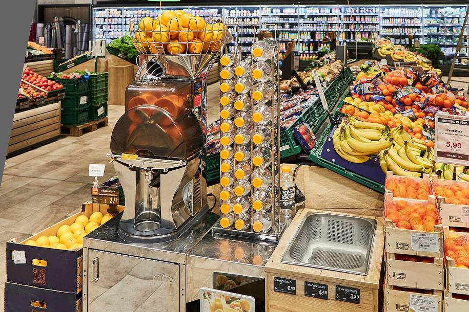 Orangensaftmaschine