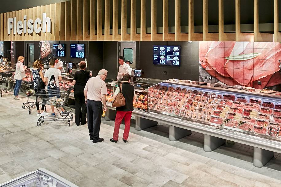 Fleisch- und Wursttheke