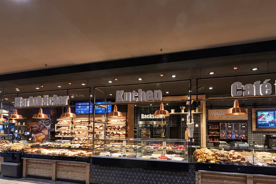 Marktbäckerei und Kuchentheke